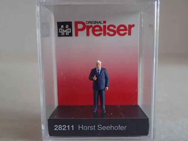 Preiser Politiker Horst Seehofer Mann Anzug 28211 H0 1:87 OVP Einzelfigur