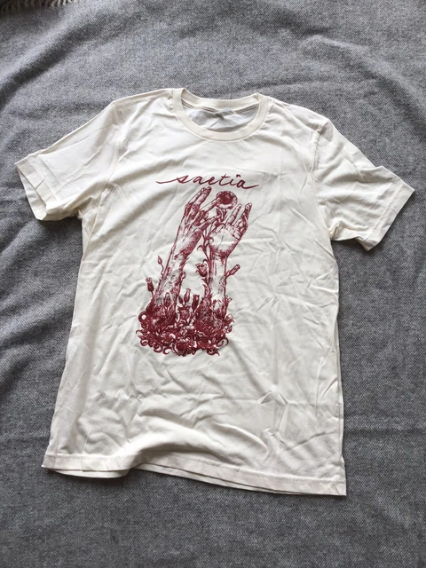 SAETIA 2023 tour t-shirt L large screamo Orchid Punk LOS ANGELES show west coast