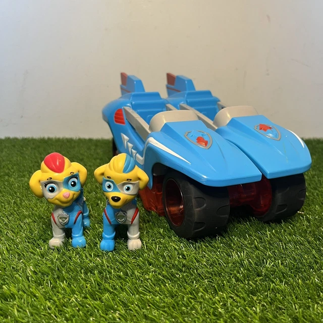 PAW PATROL MIGHTY Pups Mighty Twins Ella & Tuck Power Split Vehicle ...
