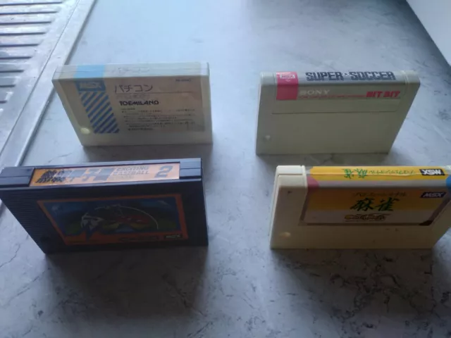 MSX / MSX2 game cartridges bundle