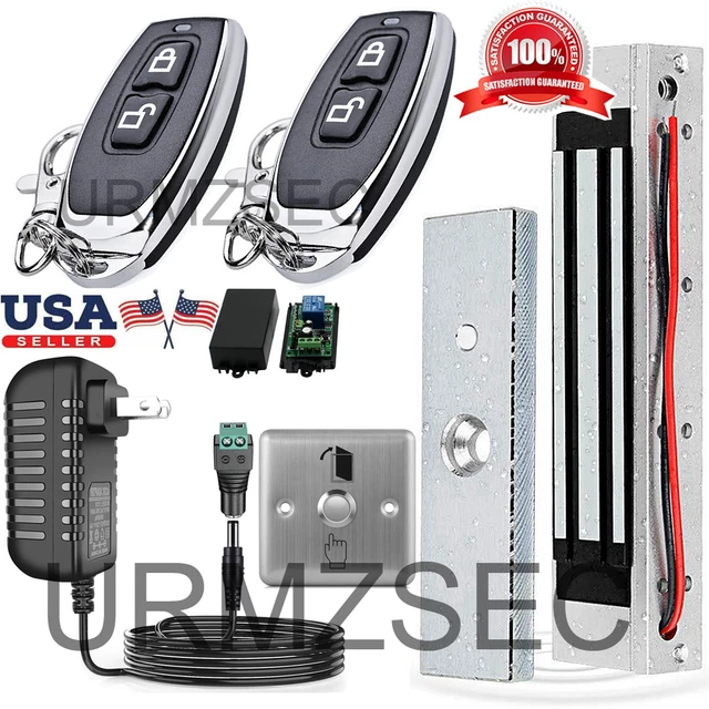 DOOR ACCESS CONTROL System, Electric Lock+2 Wireless Remote