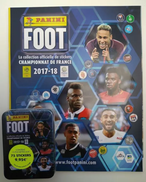 Rare Mbappe Psg Rookie ?! Panini Foot 2017 2018 New 1 Album + 15 New Packets