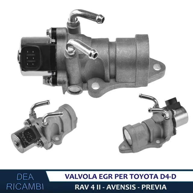 Vanne EGR pour Toyota Rav 4 II 2001-2005 2.0 D-4D, Previa, Avensis EGTY002