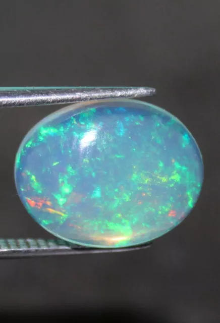 4.15 Crt Natürlich Äthiopische Opal Edelstein, Lose Feuer Oval Cabochon, Groß