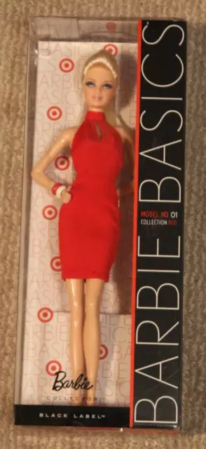 Black Label Barbie Basics- Collection Red Model No. 01 – Target – 2010 – NRFB