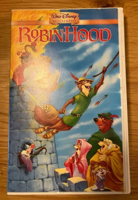 ROBIN HOOD, VHS, Video, WALT DISNEY, MEISTERWERK