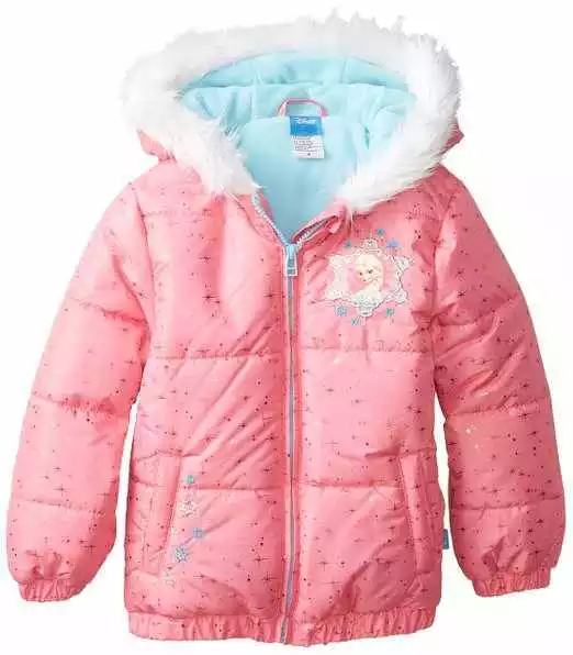 BRAND NEW Winter Snow Toddler SZ 2T PUFFER JACKET COAT Disney Frozen Anna & Elsa