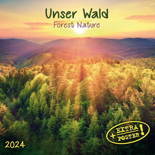 FOREST NATURE/UNSER WALD 2024 Kalender 2024 Kalender Drahtheftung
