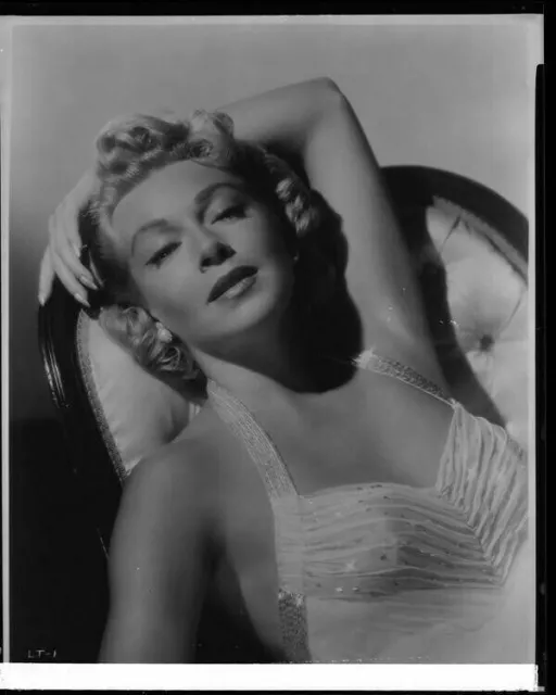 Lana Turner Breathtaking Studio Glamour Portrait Vintage Duplicate 8x10 Negative