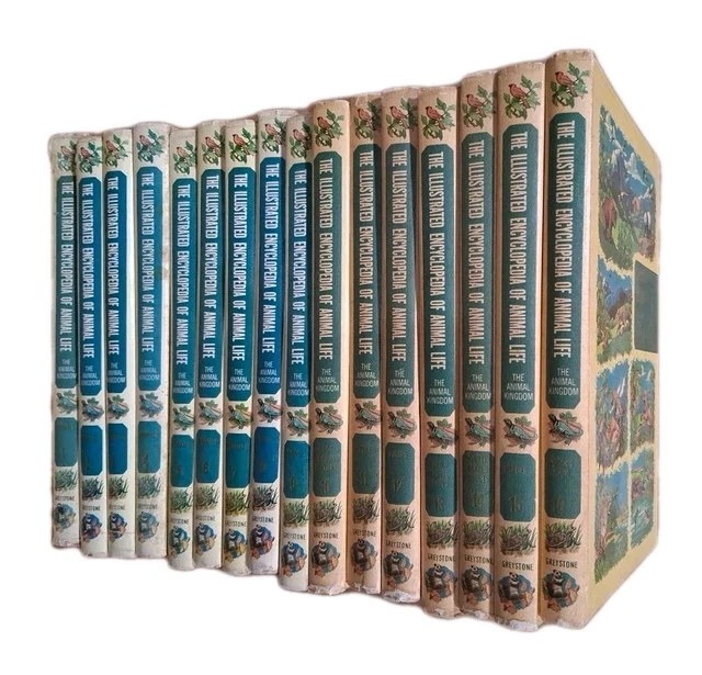 1961 - THE Illustrated Encyclopedia of Animal Life 12 Volumes