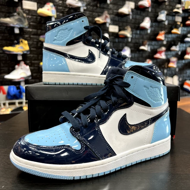 Nike Air Jordan Retro 1 UNC Patent CD0461-401 2019 Size 8.5W Rep Box Nike Air Jordan Retro 1 UNC Patent CD0461-401 2019 Size 8.5W Rep Box