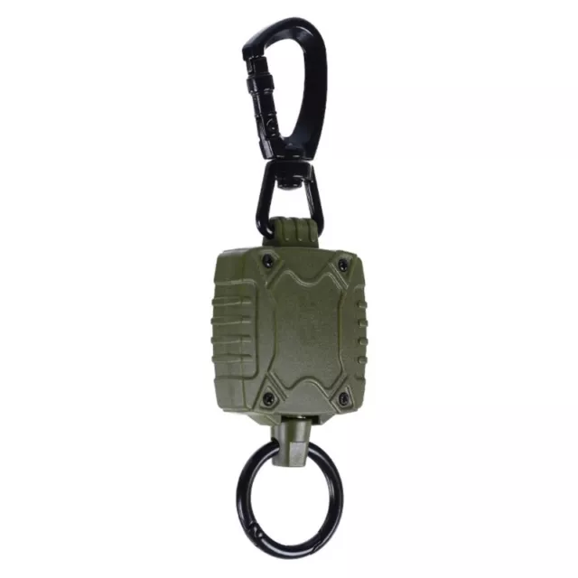 RETRACTABLE KEYCHAIN KEY Holder Badge Holder Key Reel with 23.62 Steel Cord  $17.19 - PicClick AU