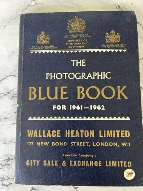 Vintage 'The Photographic Blue Book for 1961-62' Wallace Heaton Ltd