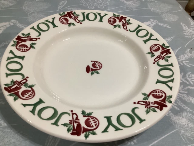 Emma Bridgewater  Joy Trumpets 10.5” Dinner  Plate New Best