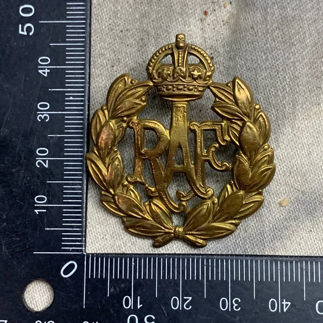 ORIGINAL WW2 BRITISH Royal Air Force RAF Cap Badge £12.00 - PicClick UK