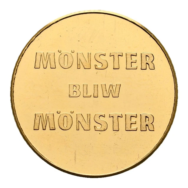 WEST GERMANY GOLD medal O.J. Münster Kiepenkerl PP - Weight: 3.4g/986 £ ...
