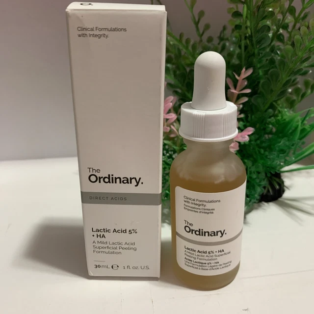 The Ordinary Lactic Acid 5% + HA 2% Serum - 30ml - Gently Exfoliates & Hydrates - New In Box 2 thumbnail image