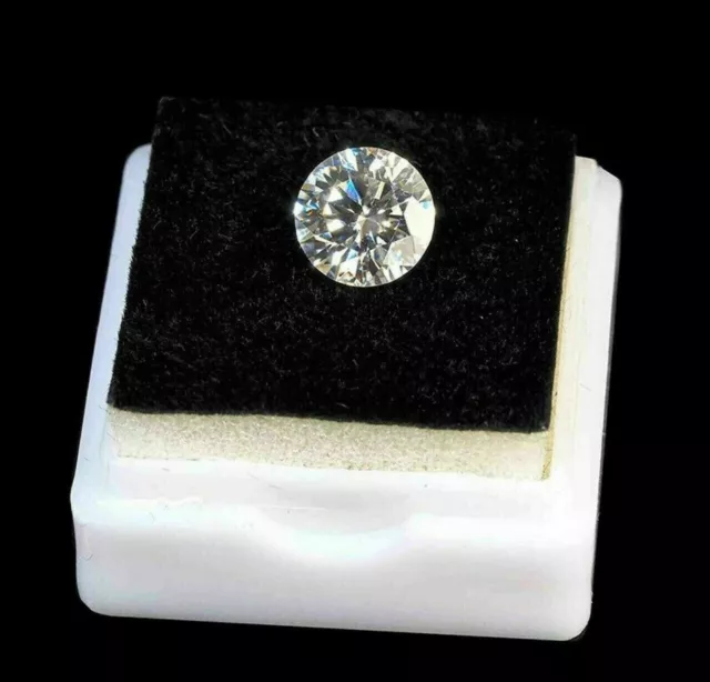 Desseré Coupe Ronde J/SI2 Clarté 0.31 CT Certifié GIA Naturel Diamant Gemme 4mm