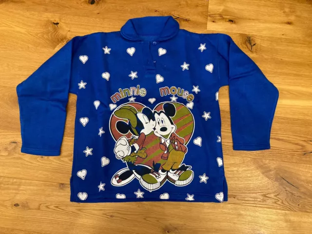 Felpa Disney Minnie E Topolino Tg.6-7 Anni