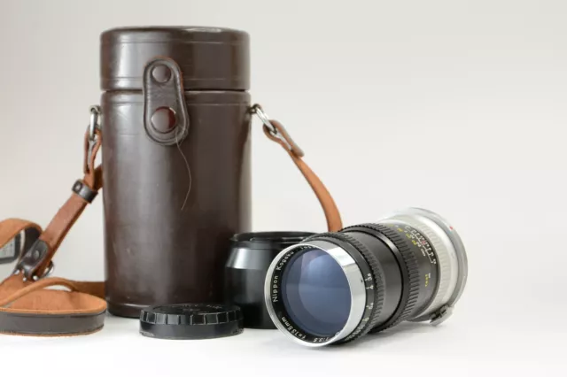 [ NEAR MINT w/ Case Hood ] Nikon Nikkor-Q 135mm F3.5 Non-Ai Telephoto Lens JAPAN