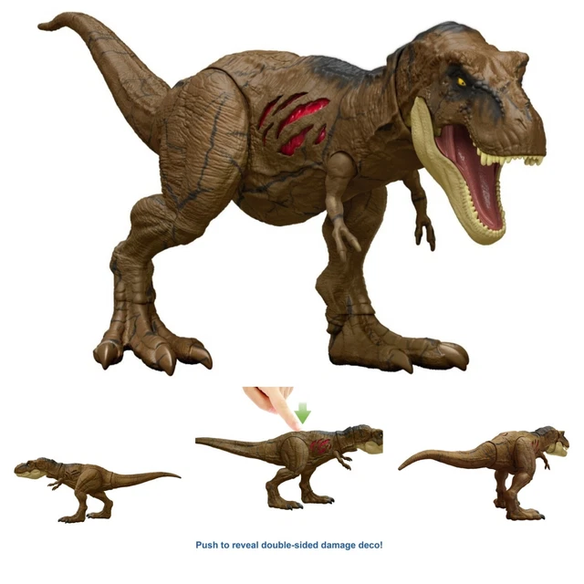 JURASSIC WORLD DOMINION Extreme Damage T Rex Dinosaur Action