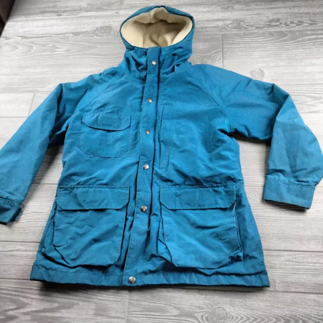 Vtg. Woolrich Womens Medium Jacket Nylon Lined Jacket Aqua