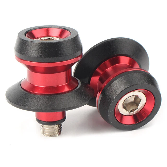 Oscillante Supporto Spool Slider Vite Fit Yamaha Honda CBR600 Kawasaki Z800 ROSSO