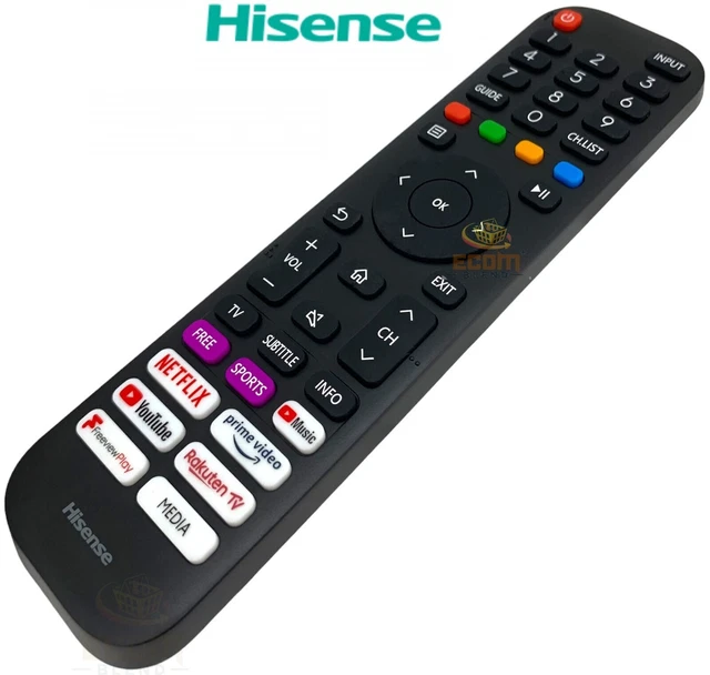 ALLIMITY EN2AG30H Remplacer la Télécommande adaptée à Hisense FHD Smart TV 40A4GTUK 32A4GTUK 32A35EEVS 40A35EEVS