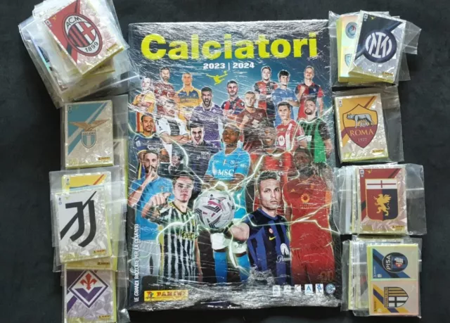 💥 Panini Calciatori 23 24  Full Set 697 Stickers + Soft Album + Packs+Extras