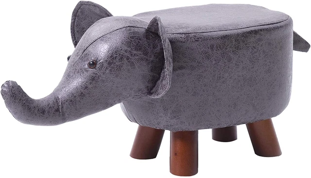 Sgabello per animali IBUYKE, ottomano imbottito, creativo e carino sgabello poggiapiedi