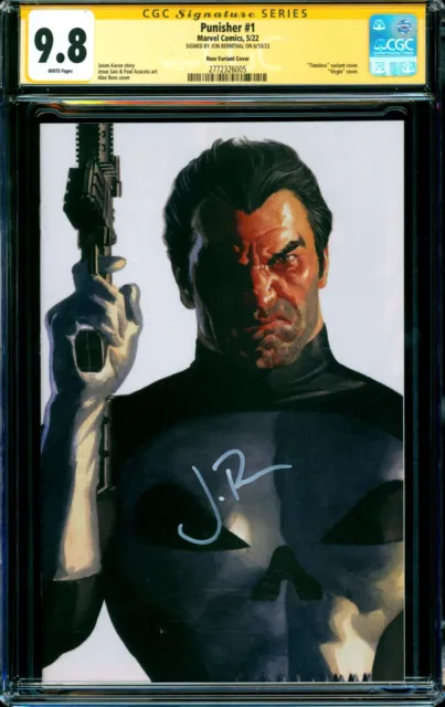 Punisher #1 TIMELESS VARIANT CGC SS 9.8 signed Jon Bernthal PUNISHER ACTOR NM/MT