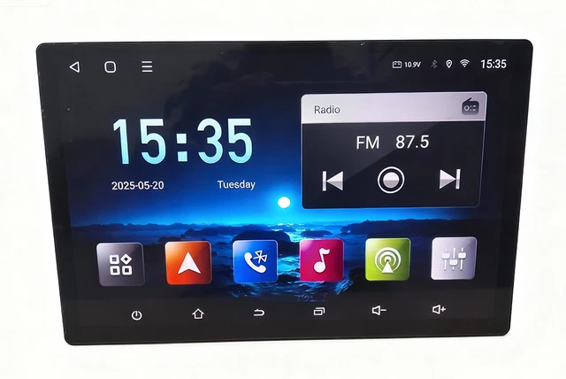 10.1" Android 13 Car Stereo Radio With Apple CarPlay & GPS For 2008-2012 Chrysler Town & Country