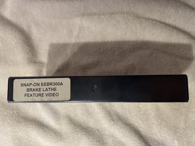 Snap-On EEBR300A VHS Tape Brake Lathe Feature Video Stock # SS1393 VHS