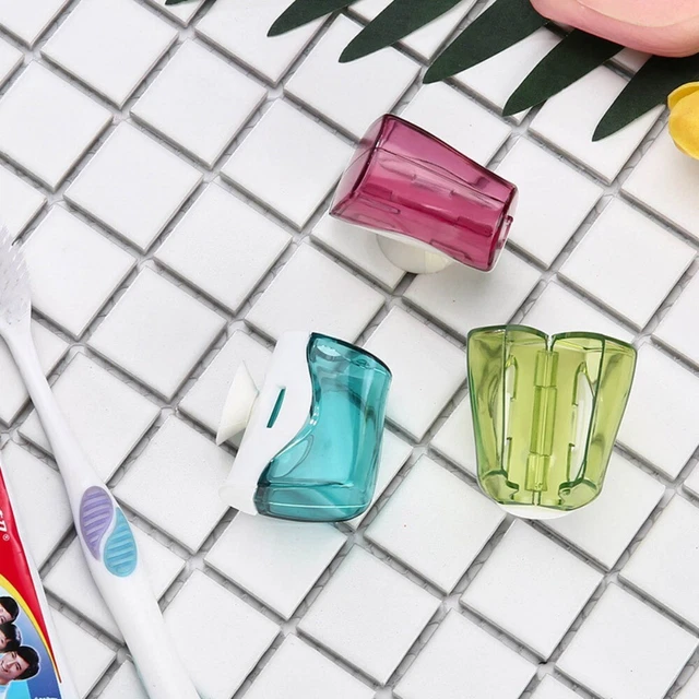 Cup Toothbrush Cover Storage Wallmount Rack Toothbrush Holder Transparent Rack