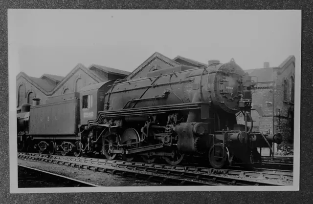 USATC  S160 2-8-0 HEAVY GOODS LOCO No 2245, WELLINGBOROUGH SHED JULY 1943
