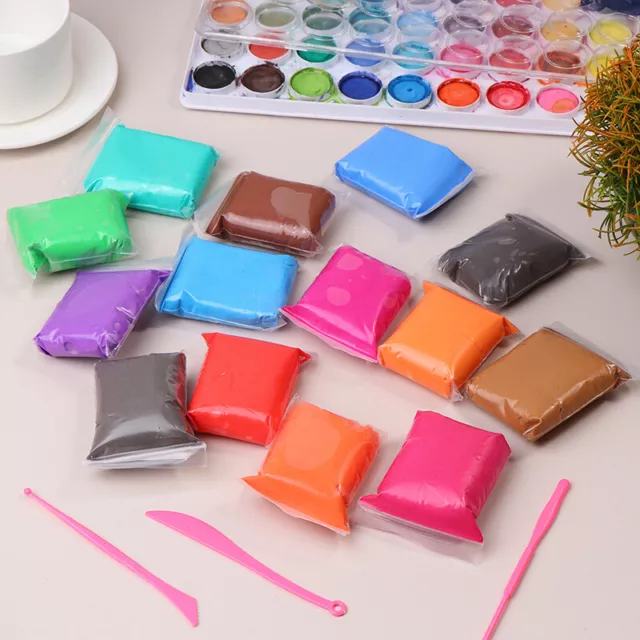 12/24/36 Color Super Light Clay Air Dry Polymer Modelling Clay With 3 Tools