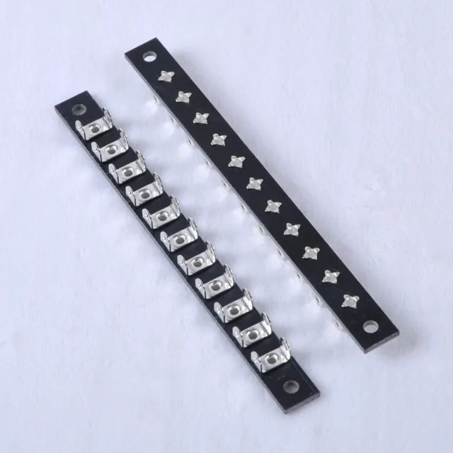 2pcs 11-Pin Tag Strip Turret Terminal Board Generic For HIFI DIY Tube Amplifier