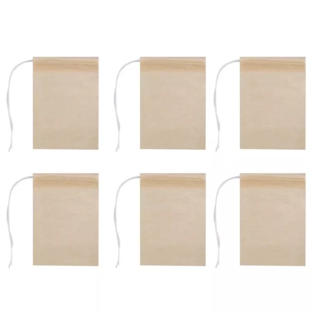 Pack de 600 Sachets Filtres à Thé, Sachet à Thé en Papier Jetable avec Cord6484