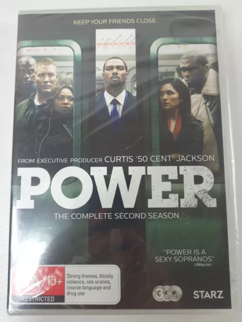 NEW & SEALED Power Complete Second Season Region 4 DVD 3 Disc Set Omari Hardwick