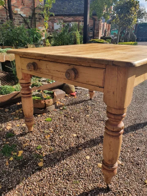 Antique Pine Farmhouse Table