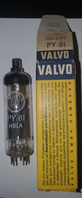 PY 81 von VALVO *Röhre *Tube *Valve