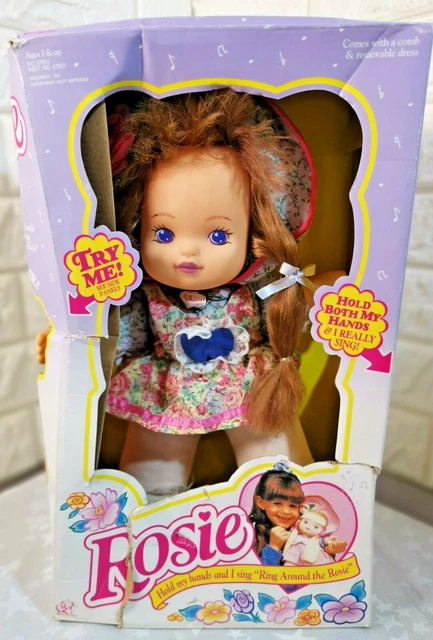 VINTAGE 1994 ROSIE Doll Hold My Hands Sings "Ring Around The Rosie" 15" #1 £14.99 - PicClick UK