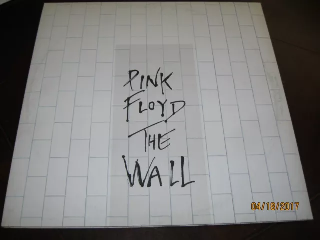 Pink Floyd The Wall 1St Press 1979 Canada 2Lp Set With Clear Hype Sticker