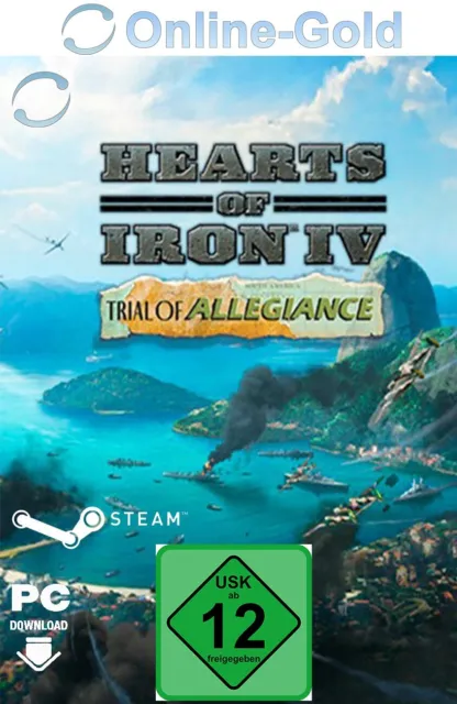 Hearts of Iron IV - Trial of Allegiance (DLC) PC Steam Code numérique - FR/EU