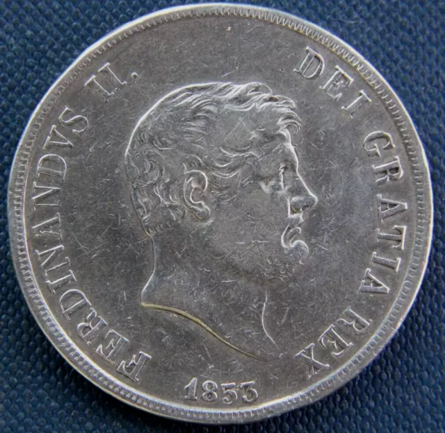 Italy, Kingdom of the Two Sicilies(Napoli),120 grana, 1853, silver coin