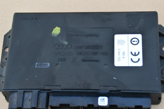 Audi Tt 8n Roadster Steuergerät Zentralverriegelung Ausbauen AUDI TT 8N Roadster Komfortsteuergerät Steuergerät Zentralverriegelung