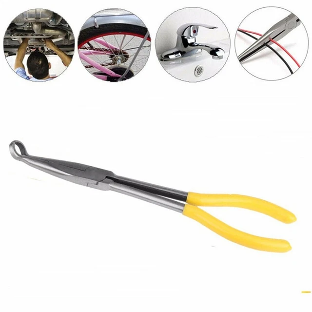 Pinza di estrazione spina 27 cm con punta offset per filo spinato stivali pinza rotonda