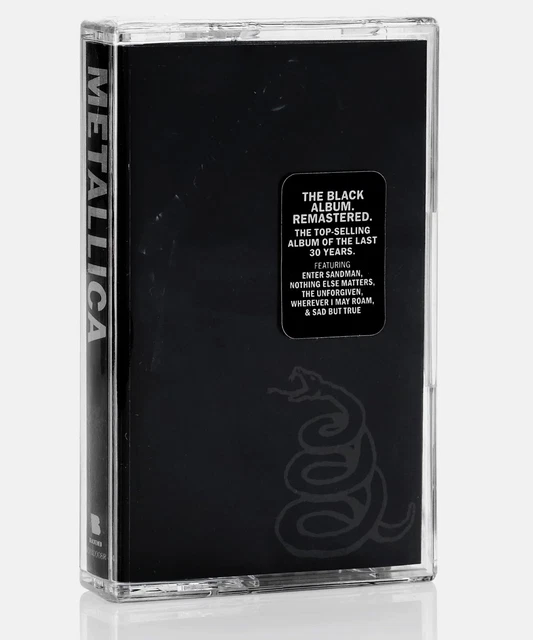 Metallica The Black Album Remastered - Cassette Audio Neuve Scellé New Sealed K7