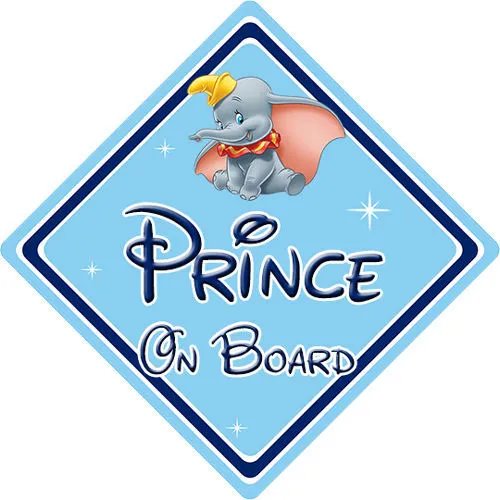 Baby On Board Car Sign - Disney Dumbo