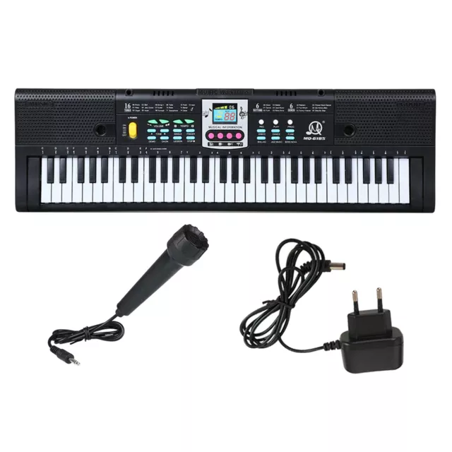 ABS Portable Piano Keyboard 61 key Digital Music Keyboard Instrument EU 3